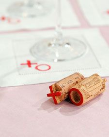 wine cork stamp.