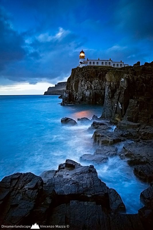 ✯ The Blue Nest – Neist Point Lighthouse – Isle of Skye, Scotland – #phot