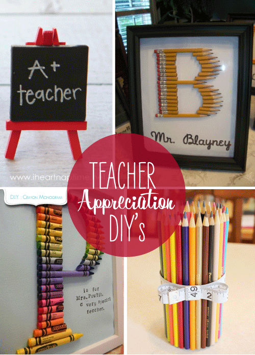 10 Teacher Appreciation Gift DIY's