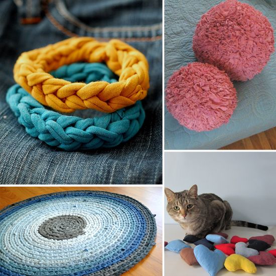 11 Ways to Reuse Old T-Shirts