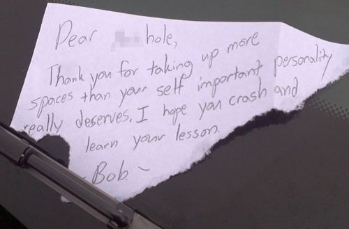 25 most hilarious windshield notes ever…
