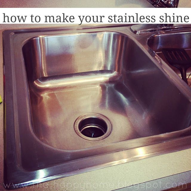 Another pinner says: I just did this to my sink and it looks just as shiny as th