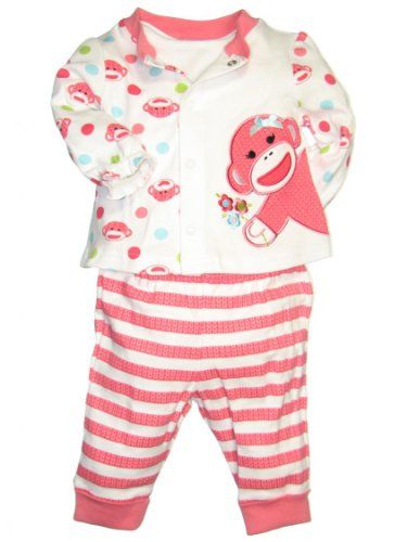 Baby Starters Baby-girls Newborn Sock Monkey « Clothing Impulse