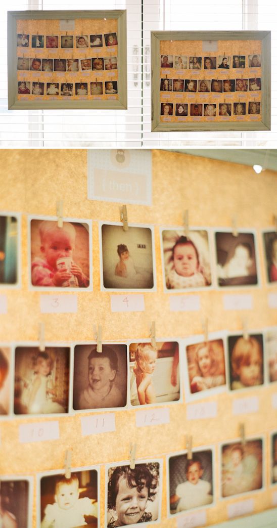 Baby picture game. Collect 4-6 pictures of Mom-to-be & Dad-to-be Growing Up.