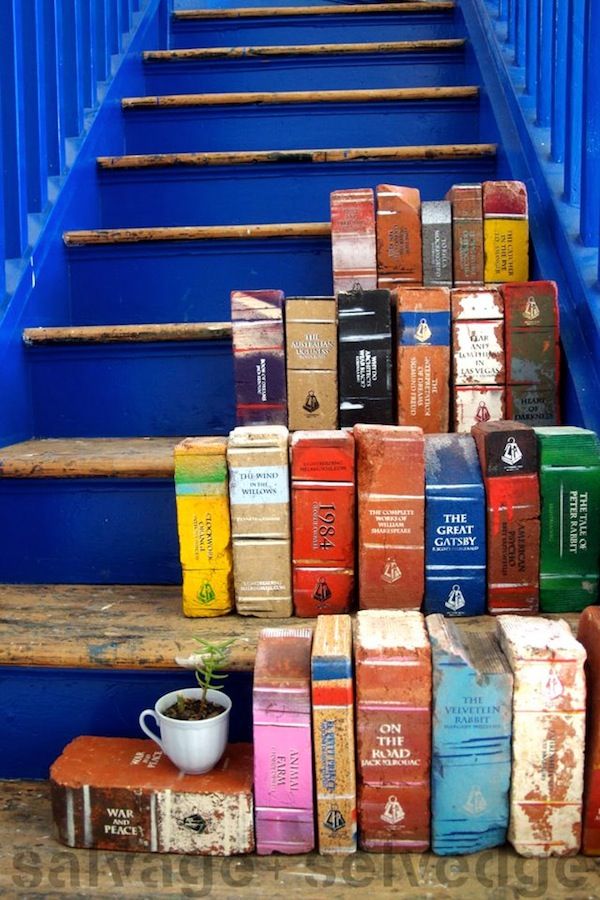 Bricks made to Look like books
