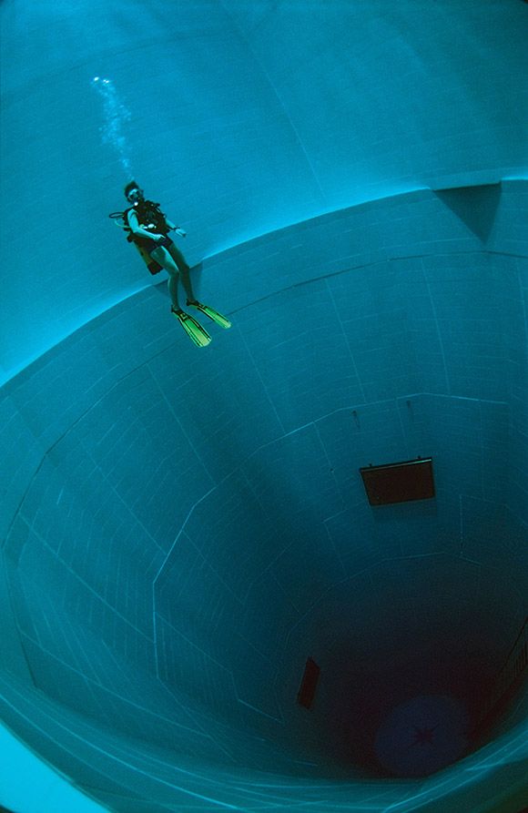 Bucketlist Alert: Nemo 33 is the deepest pool in the world. "The pool is lo