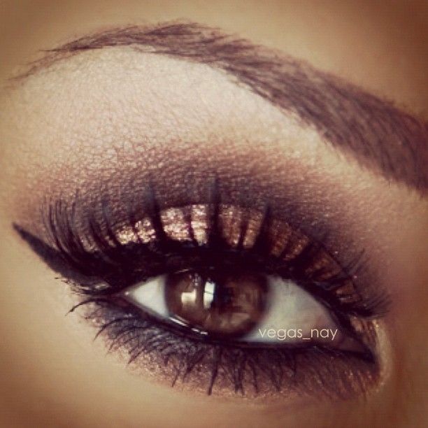 Copper + Plum. So pretty for brown eyes