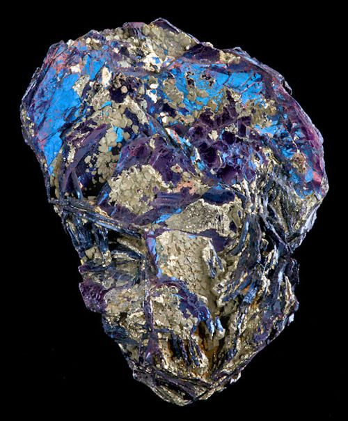 Covellite with Pyrite from Italy
