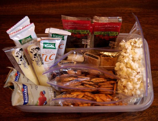 Create a healthy snack station and always keep it stocked in your fridge and/or