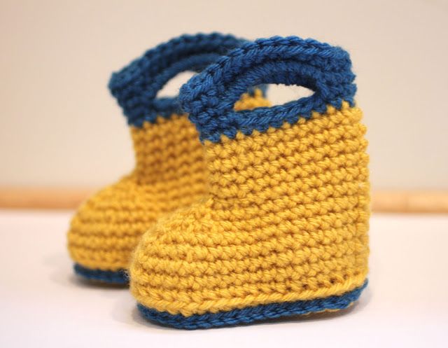 Crochet Rain Boots. FREE Pattern!
