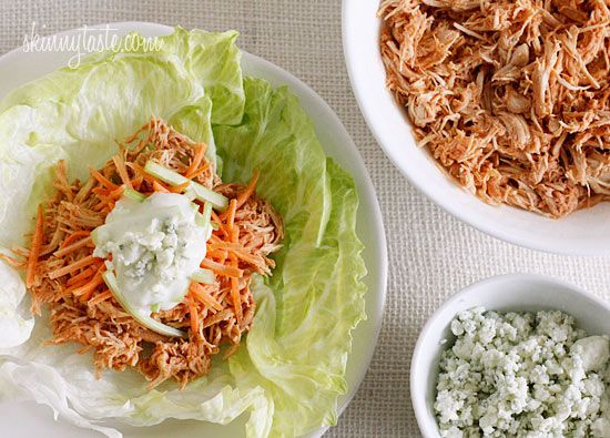 Crock Pot Buffalo Chicken Lettuce Wraps – All the flavors you love from buffalo