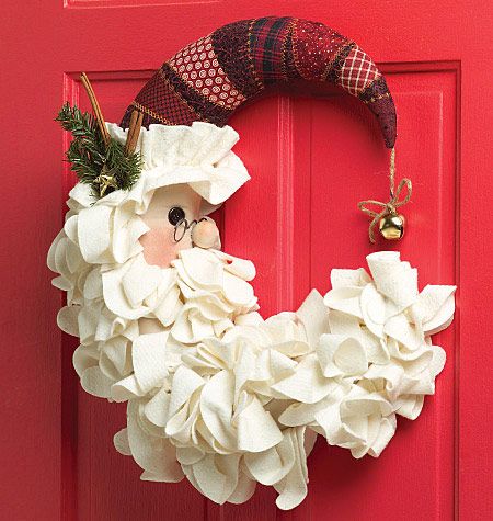DIY – Santa wreath