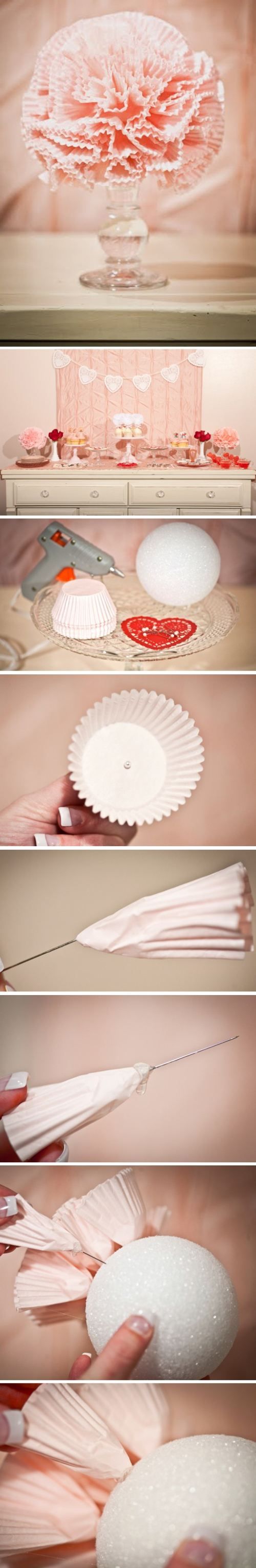 DIY Decoration for a wedding or baby shower