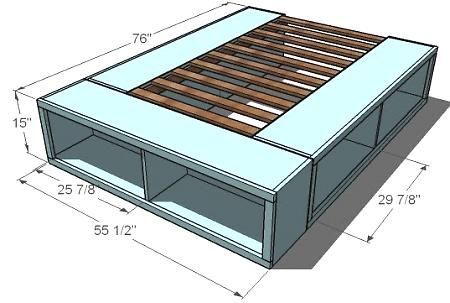 DIY platform bed