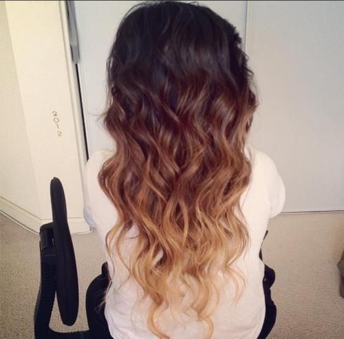 Dark Brown to Light Brown Ombre Hair