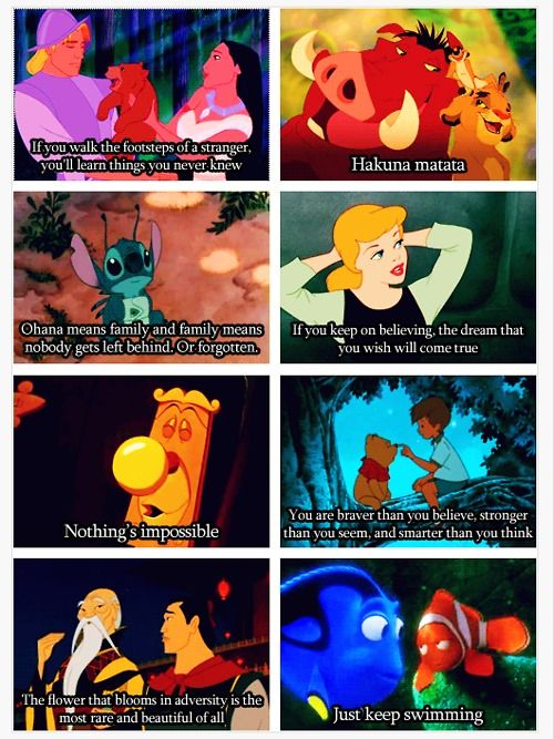 Disney knows best about the things of life