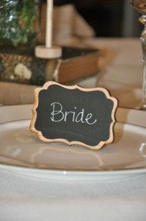 Elegant Wedding Chalkboard Table Frames LISA style Place Settings Food Marker Ru