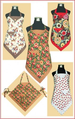 Four Corners Apron. Easy and fast and cute too.