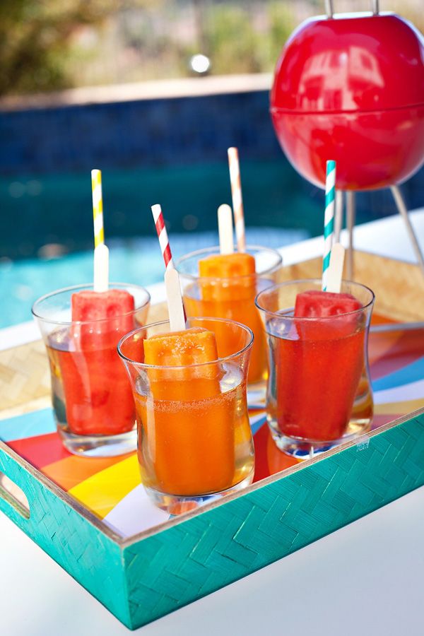 Fruity & Refreshing POPSICLE Cocktails. Perfect for Summer! SAY CHEERS! &#82