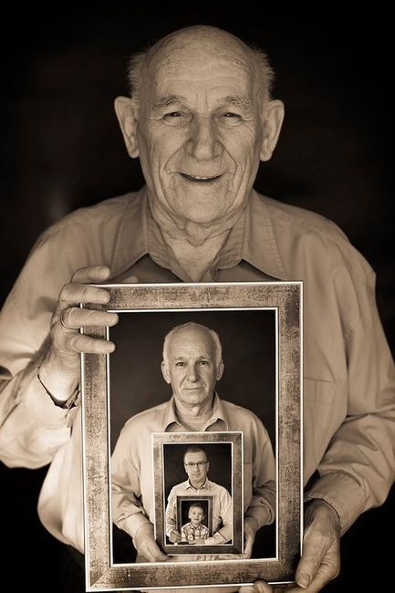 Generations of men family portrait.  I so want to do this with my grandpartents!