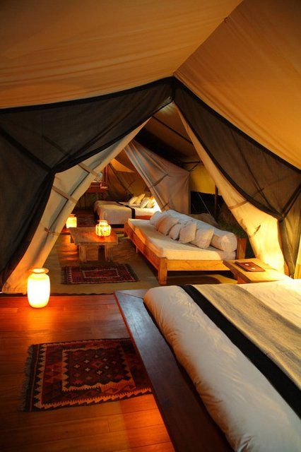Great idea for an attic!  {Why do I so love this. I used to build forts all the