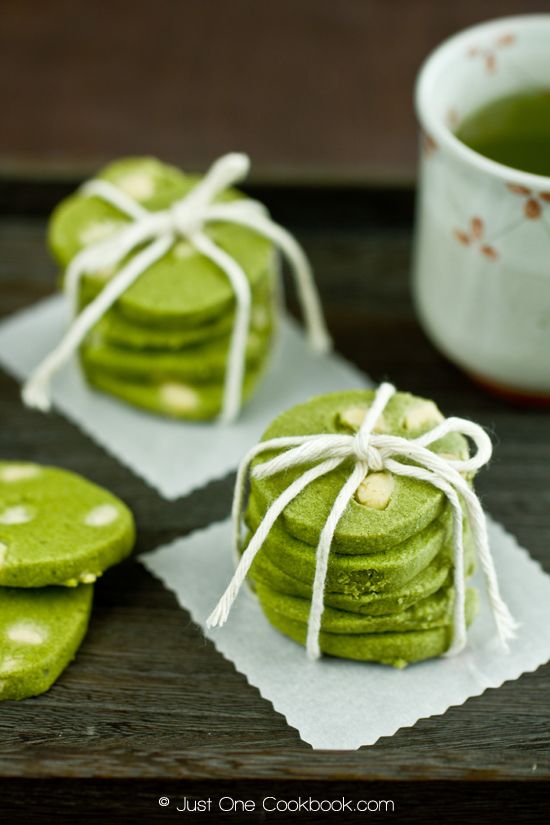 Green Tea & White Chocolate Cookies Recipe – A Japanese Twist on St. Patty&#