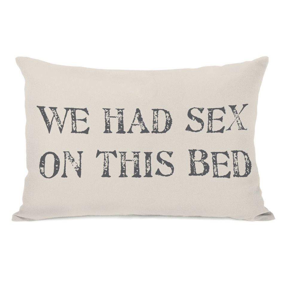 Guest Room Pillow. Sorry if I offend anyone, but I find this way too funny!!!