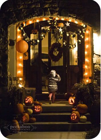 Halloween porch