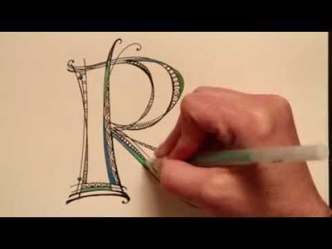 Holy cow! This is amazing! Video of how to do letters – pin now, watch later