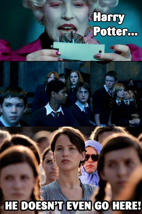 Hunger Games + Harry Potter + Mean Girls