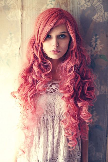 I'll never be brave enough to dye my hair pink again… but I do love it. &#