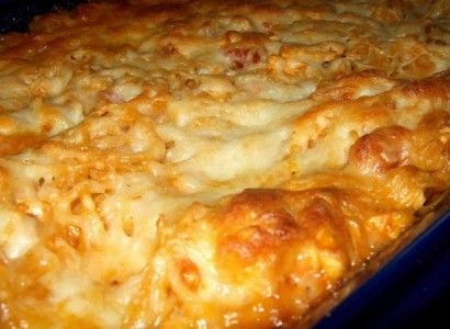 Italian Chicken Casserole (with angel hair pasta) – Click image to find more pop