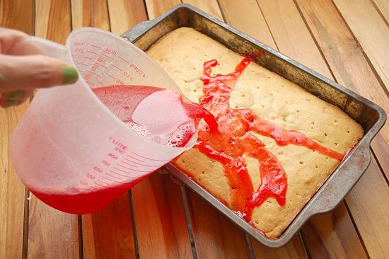 Jello Poke Cake – Cool, refreshing cake for the summer; easy to make, super mois
