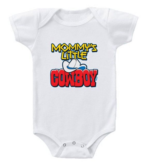 Kiditude – Mommy's Little Cowboy Baby Bodysuit $16.95