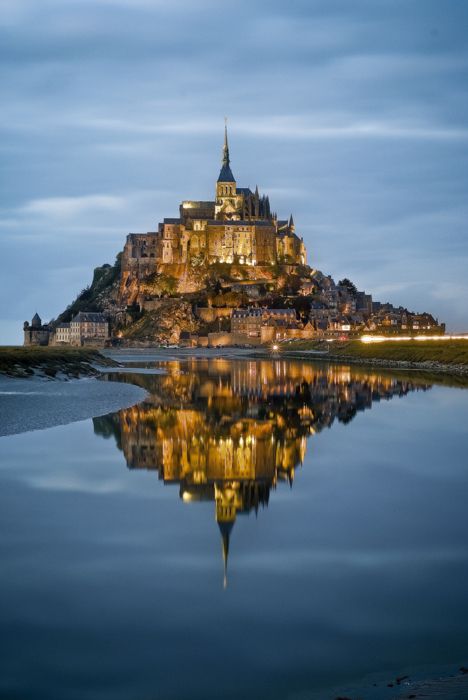 Le Mont Saint Michel, France…seriously one of the coolest cities I've been