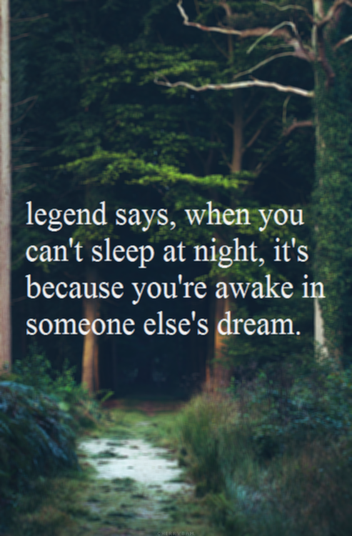 Legend says…