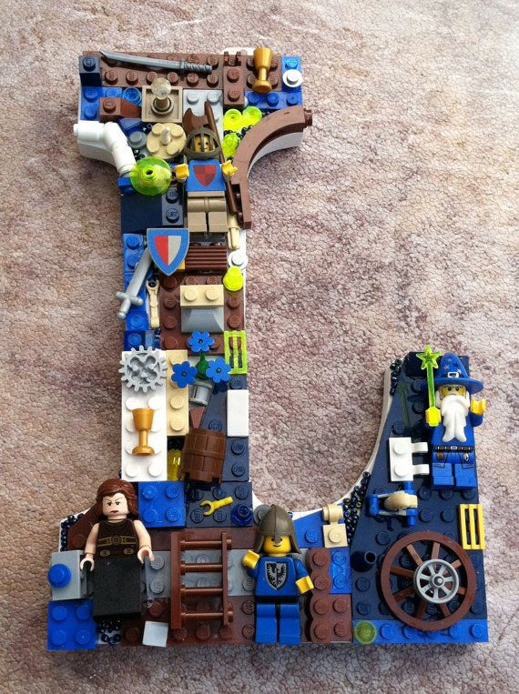 Lego wall letter