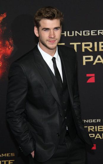 Liam Hemsworth at the Berlin premiere of "The Hunger Games"