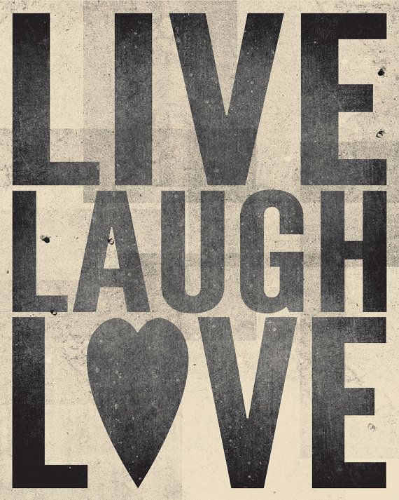 Live Laugh Love Print 8 x 10 by amycnelson on Etsy