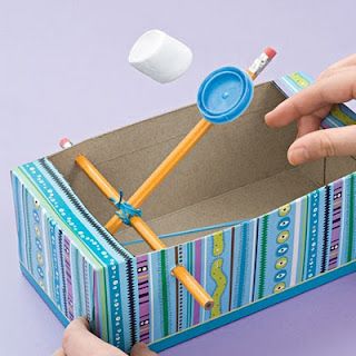 Marshmallow Catapult ~ These would be so fun to create during force and motion l