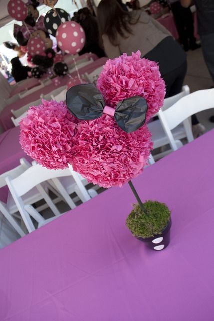 Minnie Mouse topiary