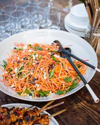 Moroccan Carrot Salad with Spicy Lemon Dressing Recipe from Food & Wine    L