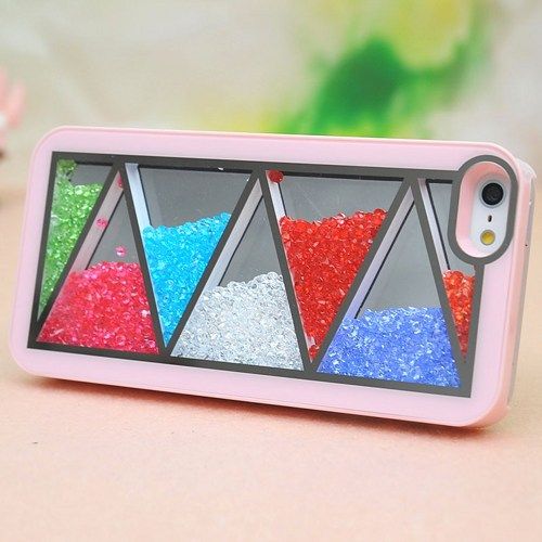 Nice Pink Triangle Hard Cover Case For Iphone 4/4s | iphone5vip – Accessories on