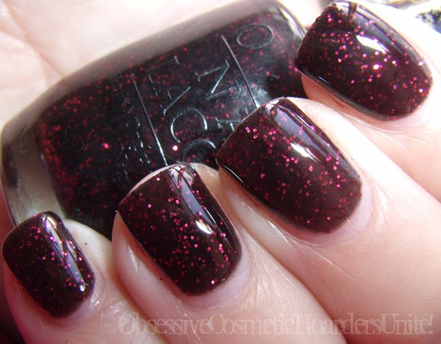 OPI Mariah Carey Collection Liquid Sand "Stay The Night" with topcoat