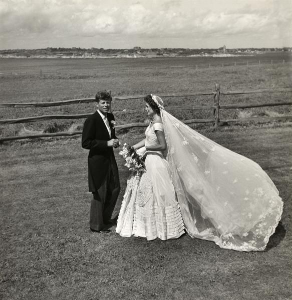 On September 12, 1953, U.S. Senator John F. Kennedy marries Jacqueline Lee Bouvi