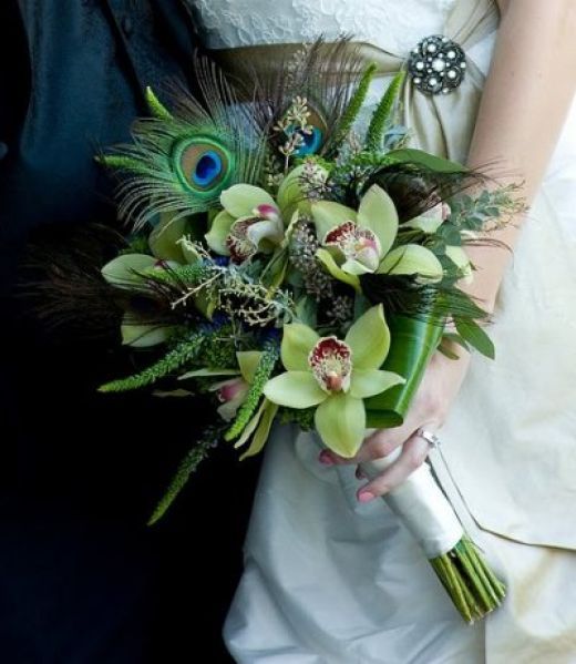 Peacock Themed Wedding