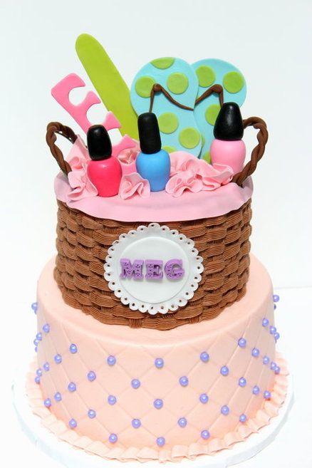 Pedicure Party Cake