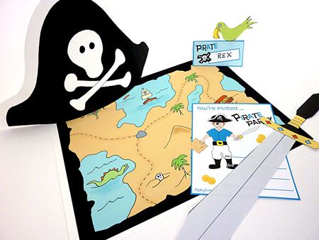 Pirate Party printables