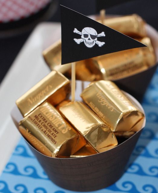 Pirate Themed Party "gold nuggets"