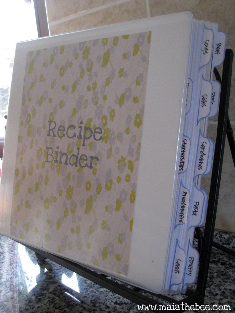 Recipe Binder Printables